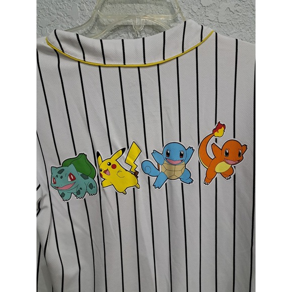 NWOT Boys SZ XL Pokémon Pikachu Baseball Jersey Shirt - Picture 5 of 5